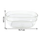 Transparent serving bowl displaying versatility in kitchen use