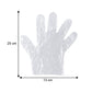 Disposable plastic gloves for food prep and sanitation