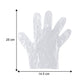 Single-use plastic gloves for household safety