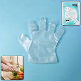 Disposable clear gloves for food handling and hygiene protection