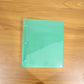 Document storage binder with transparent cover