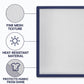 Ironing mesh press cloth protecting dark shirt fabric from iron shine