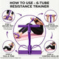 Foot pedal resistance trainer for stable workouts