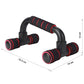 Konex Push-Up Bars with non-slip workout grips, illustrating compact size and stability.