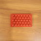 Lollipop shaping mold in plastic for homemade candies