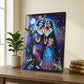 Spiritual Radha Krishna decorative wall painting