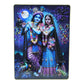 Religious Radha Krishna wall hanging for sacred spaces