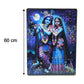 Colorful Radha Krishna artistic wall decor
