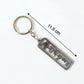 Spiritual Radhe Krishna keychain charm on keyring