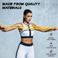 Resistance band facilitating mobility and rehabilitation workouts