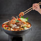 Set of reusable chopsticks in bamboo for home and restaurant use
