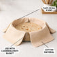 Close-up image of soft breathable pure cotton cloth for roti