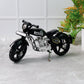 Metal Bullet Bike Toy miniature model with side stand and rolling wheels