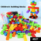 A collection of small, multi-colored building bricks for children, an ideal educational toy.