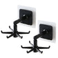 Brown box containing versatile rotatable hooks for home storage solutions.