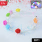 LED Flower Crown Headband glowing with multicolor rose lights