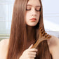 Handheld natural wood scalp massage tool for relaxation