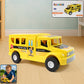 Yellow kids bus toy designed for role-play and imaginative learning