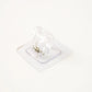 Self-adhesive curtain rail clip installed on wall for lightweight curtains