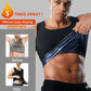 Side view of men’s sweat shaper tank top showing slim fit design