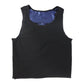 Texture of neoprene fabric on men’s sweat shaper tank top
