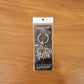 Shiv design metal keychain in hand
