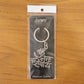 Lord Shiva engraved metal keychain with stylish finish
