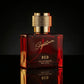 Elegant red perfume bottle suitable for women