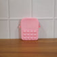 Small pop it handbag crossbody with fun bubble fidget surface