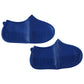 Blue waterproof shoe cover design for outdoor use