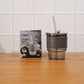Elegant clear plastic tumbler on a modern table setting, ideal for any occasion.
