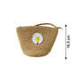 Versatile eco-friendly jute shoulder bag for women