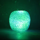 LED lamp with colour-changing ambient glow enhancing room decor