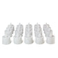 Reusable blue LED tea light candles with safe smokeless decorative light
