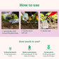 Application of red organic soil fertilizer granules near plant roots