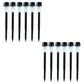 Close up of garden stake solar pathway lights for lawn