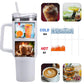 Durable insulated stainless steel tumbler for hot and cold beverages