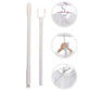 Multi-hook clothes rod for hanging garments, bags, accessories