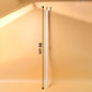 Clothes hook pole with ergonomic handle for easy reach