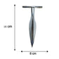 Size reference image of stainless steel coconut breaker tool