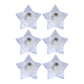 Battery operated LED candles in star-shaped holders for safe lighting