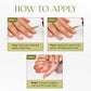 Sunshine Gold glitter nail paint brush applicator showing smooth application