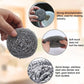 Stainless steel scouring pad for kitchen cleaning