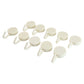 Adhesive round wall hooks organizing kitchen tools effectively
