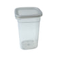 Single airtight plastic kitchen storage container for dry foods