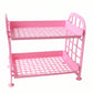 Kitchen storage use plastic rack for countertop organization