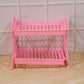 Sturdy plastic rack suitable for daily household items