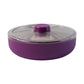 Close-up of rotating dry fruit container's transparent lid and spinner