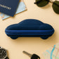 Soft inner lining of cartoon car sunglasses case protecting lenses