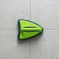 Ergonomic plastic handle of the bathroom cleaning brush for comfortable, dry grip.